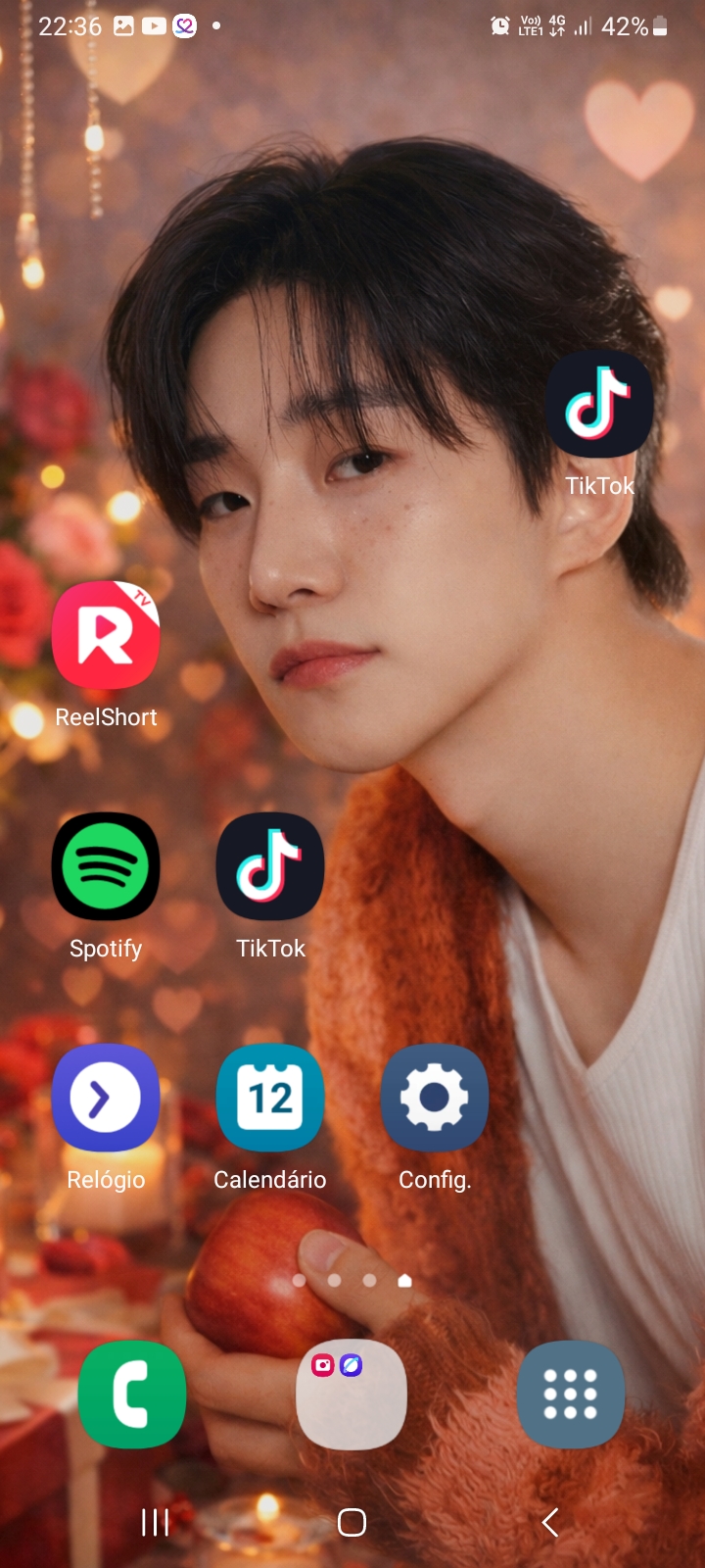 A heartfelt wallpaper shared by Junho (2PM)'s fans