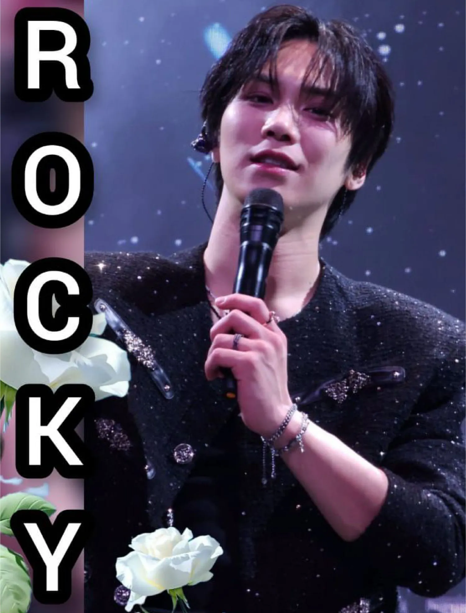 A moment captured by Rocky's fan
