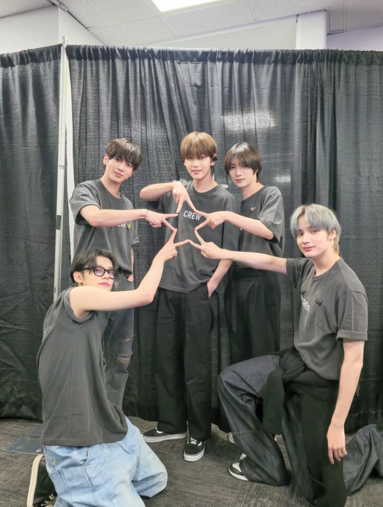 Recent activity shot of TOMORROW X TOGETHER