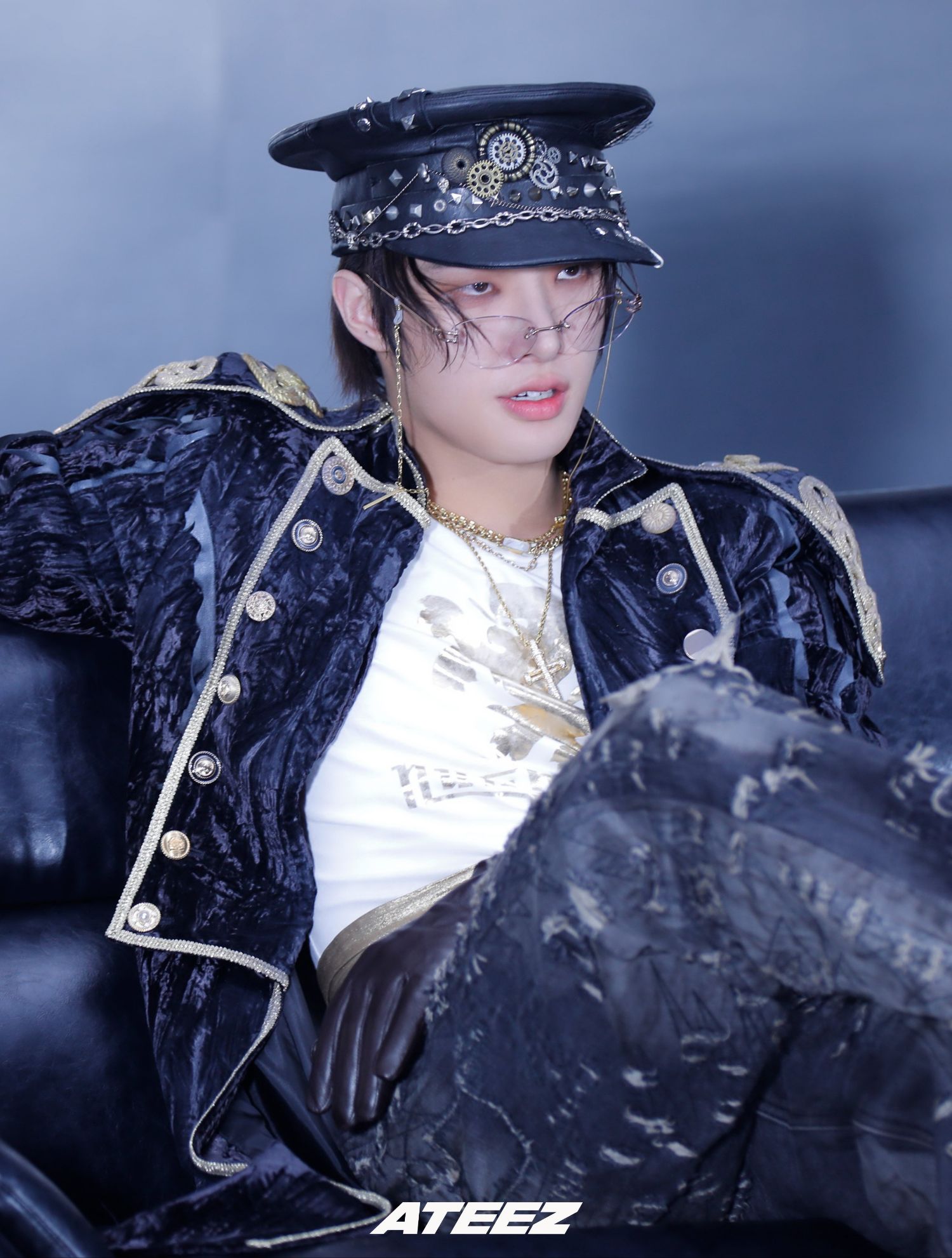 A moment captured by Mingi (ATEEZ)'s fan