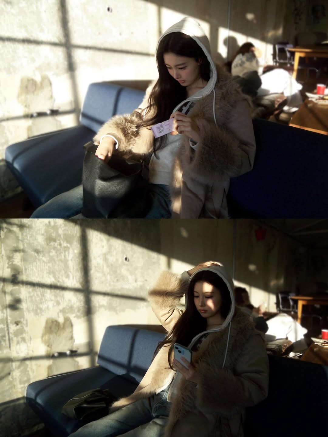 Recent activity shot of Kang Hyewon