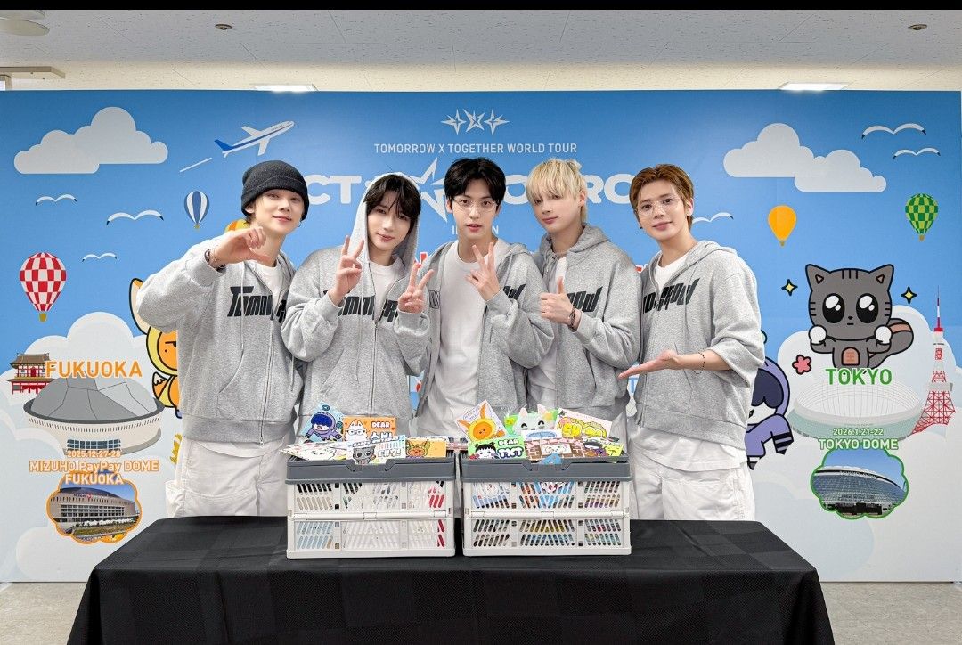 TOMORROW X TOGETHER粉絲拍下的瞬間