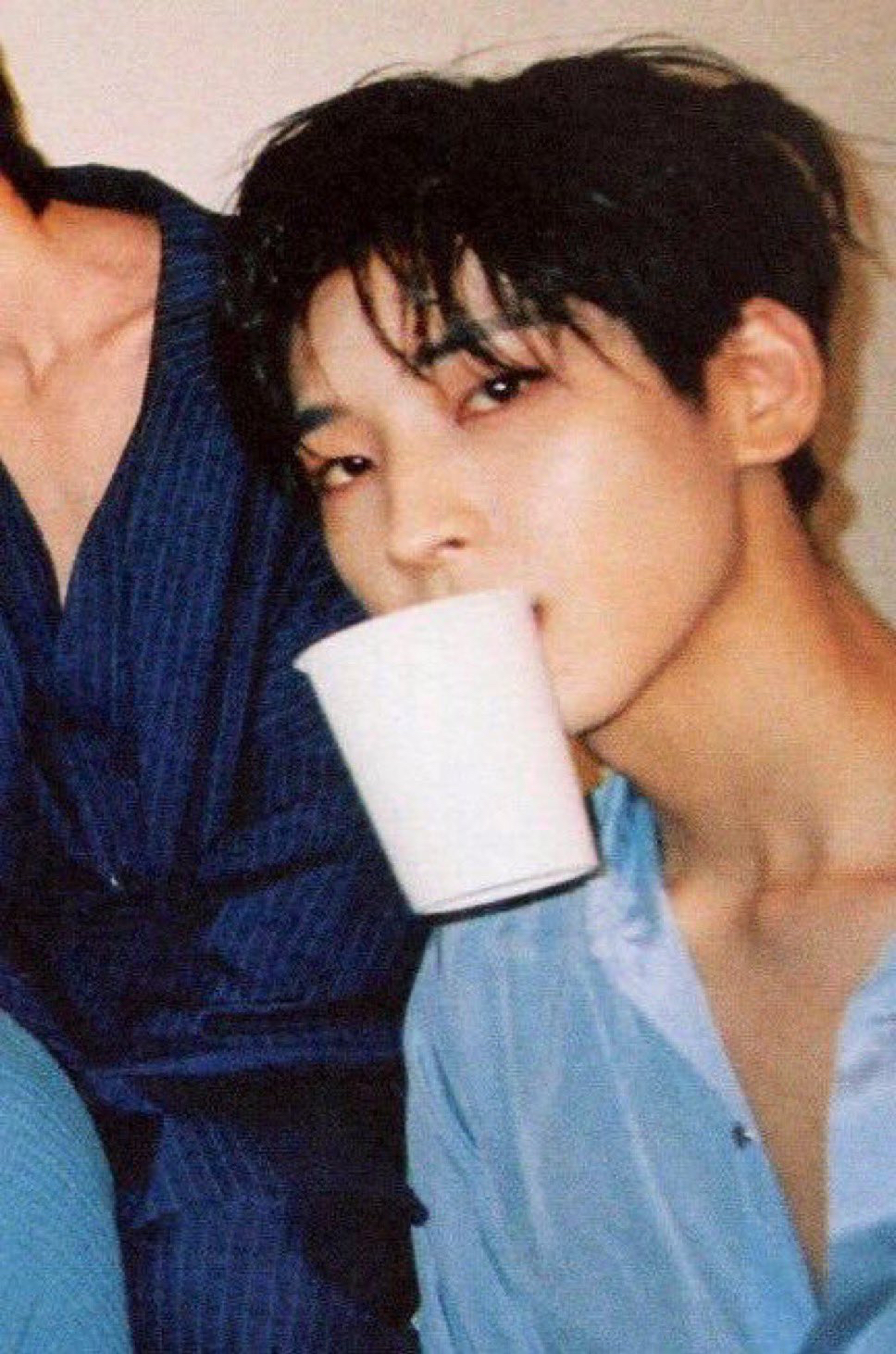 A moment captured by Wonwoo (SEVENTEEN)'s fan