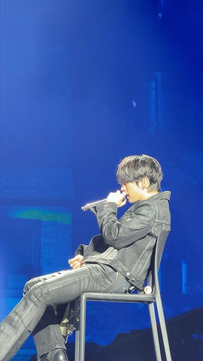 A moment captured by Stray Kids's fan