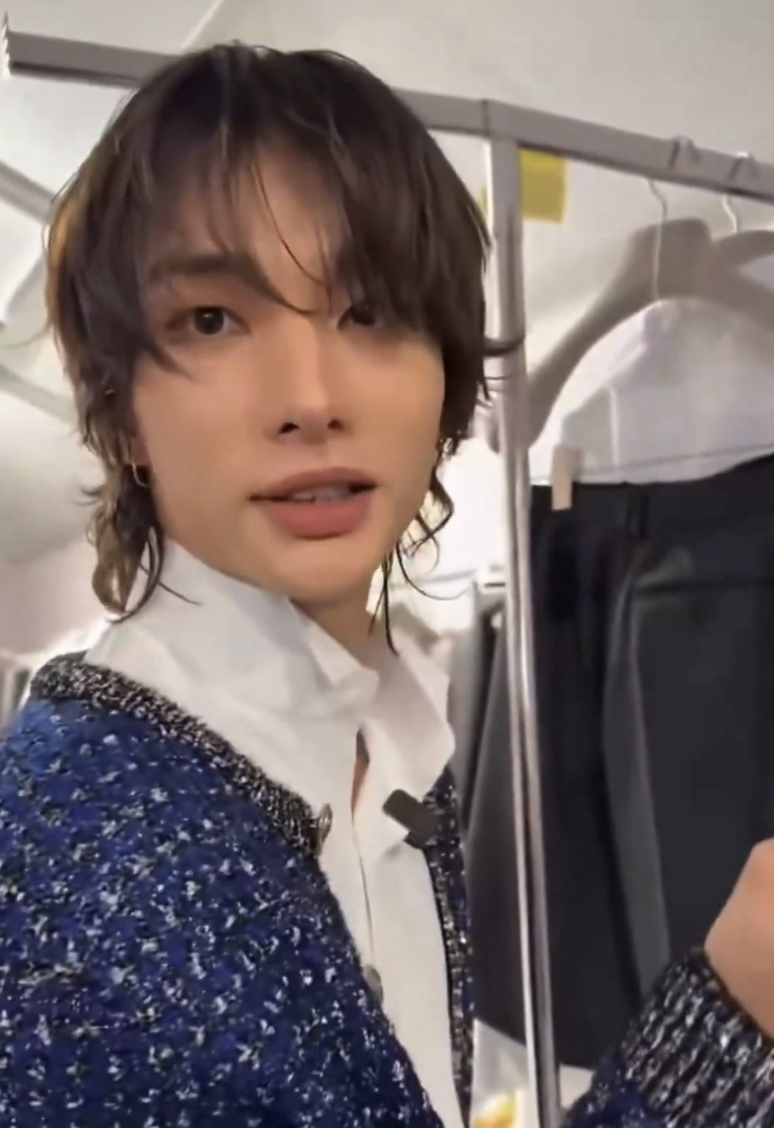 Recent activity shot of Hyunjin (Stray Kids)