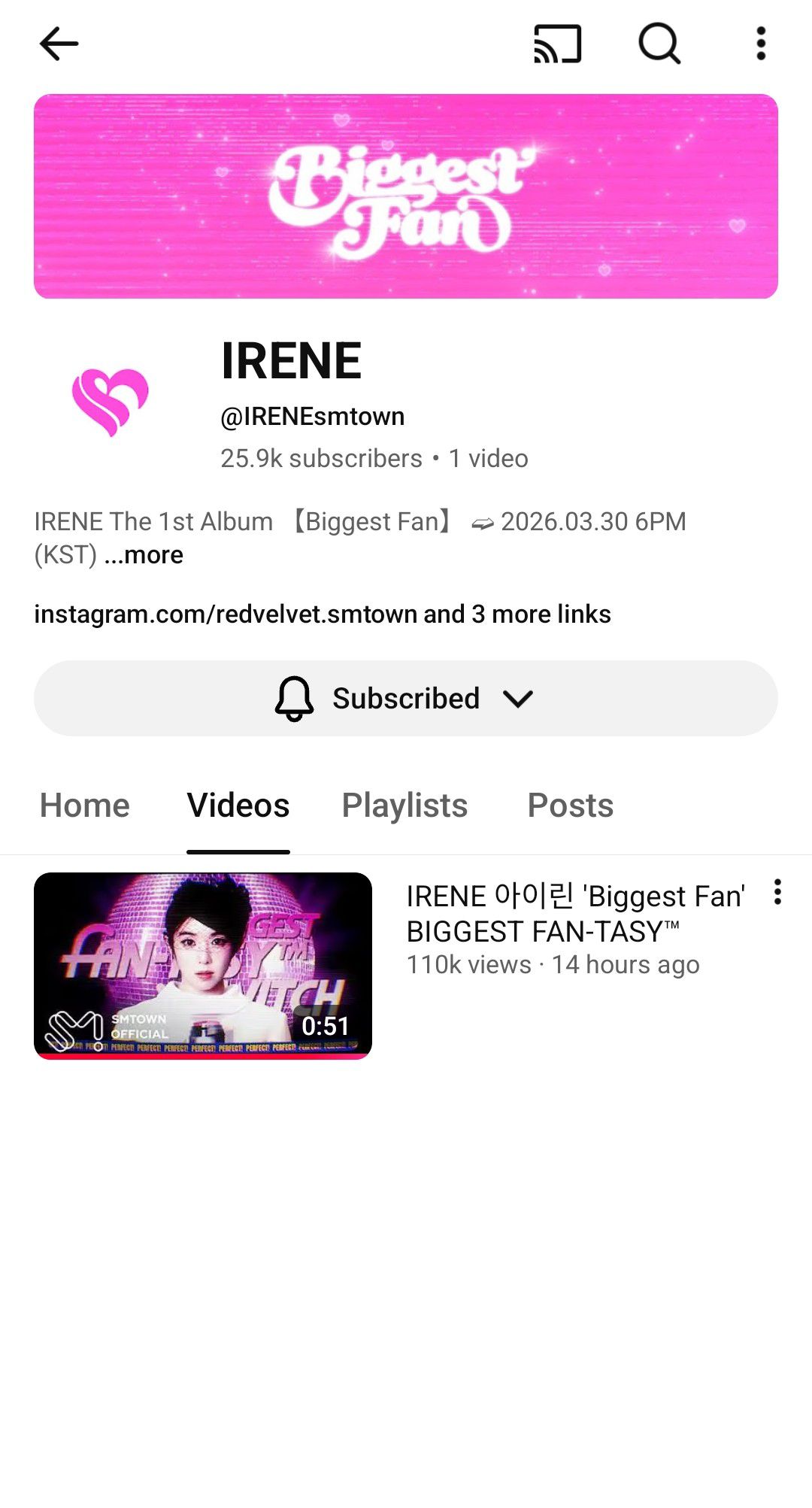 アイリーン (Red Velvet)の最近の活動写真