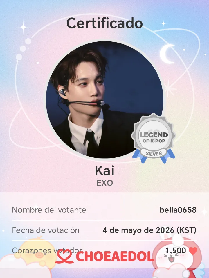 Behind-the-scenes cut of Kai (EXO)