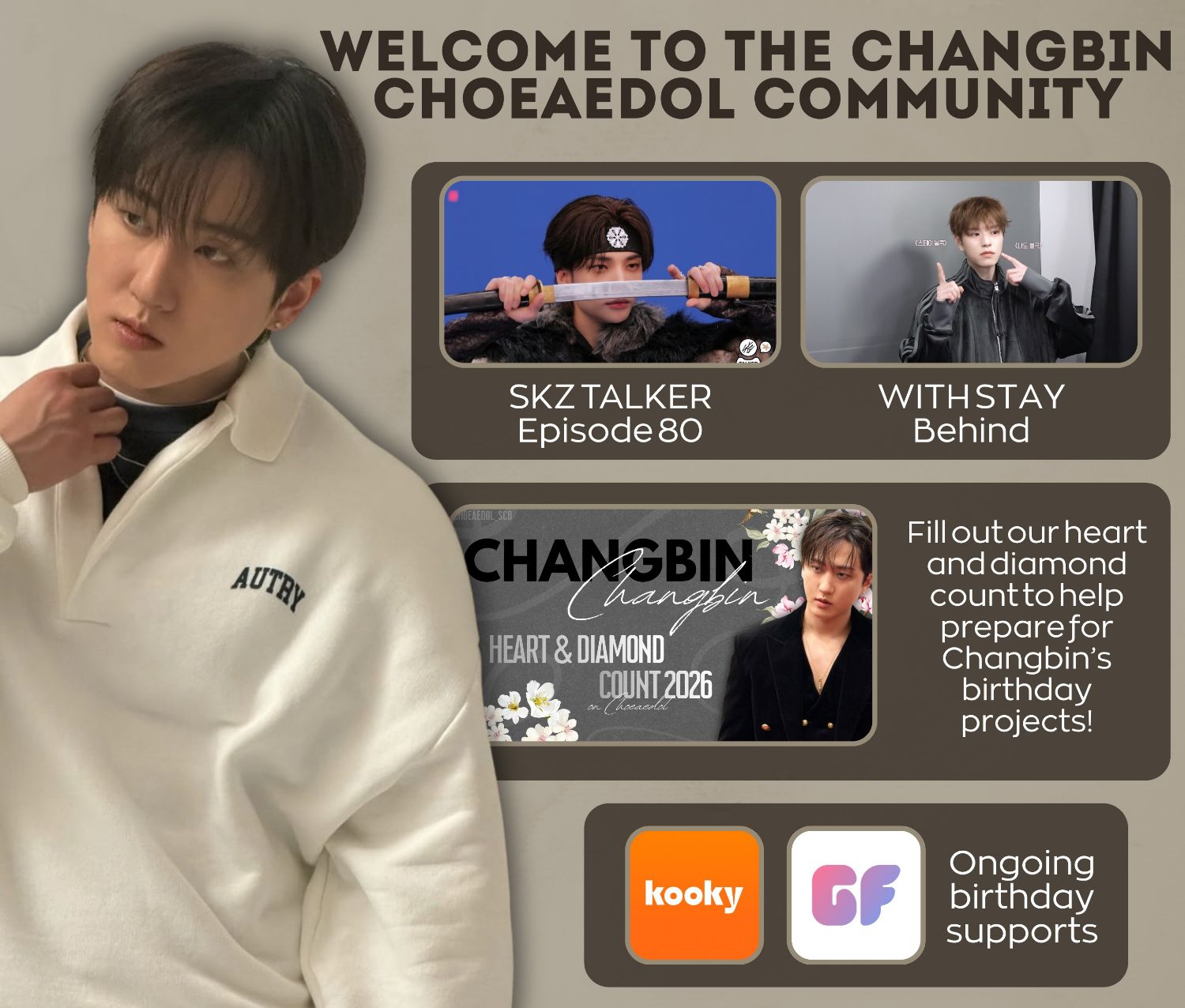 A moment captured by Changbin (Stray Kids)'s fan