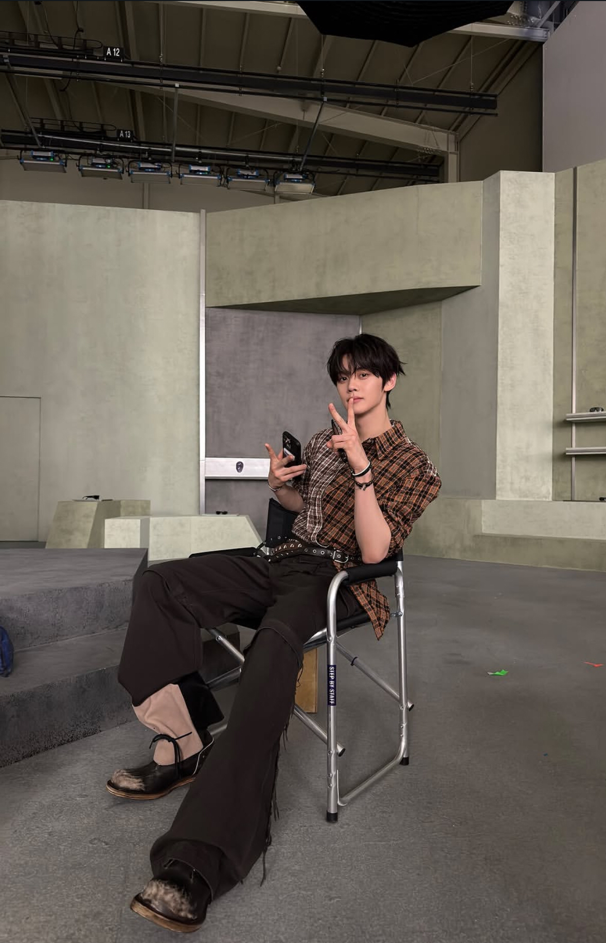 金奎彬粉丝拍下的瞬间