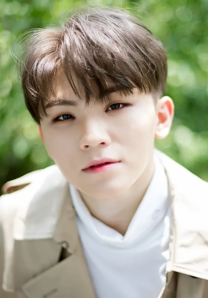 Recent activity shot of Woozi (SEVENTEEN)