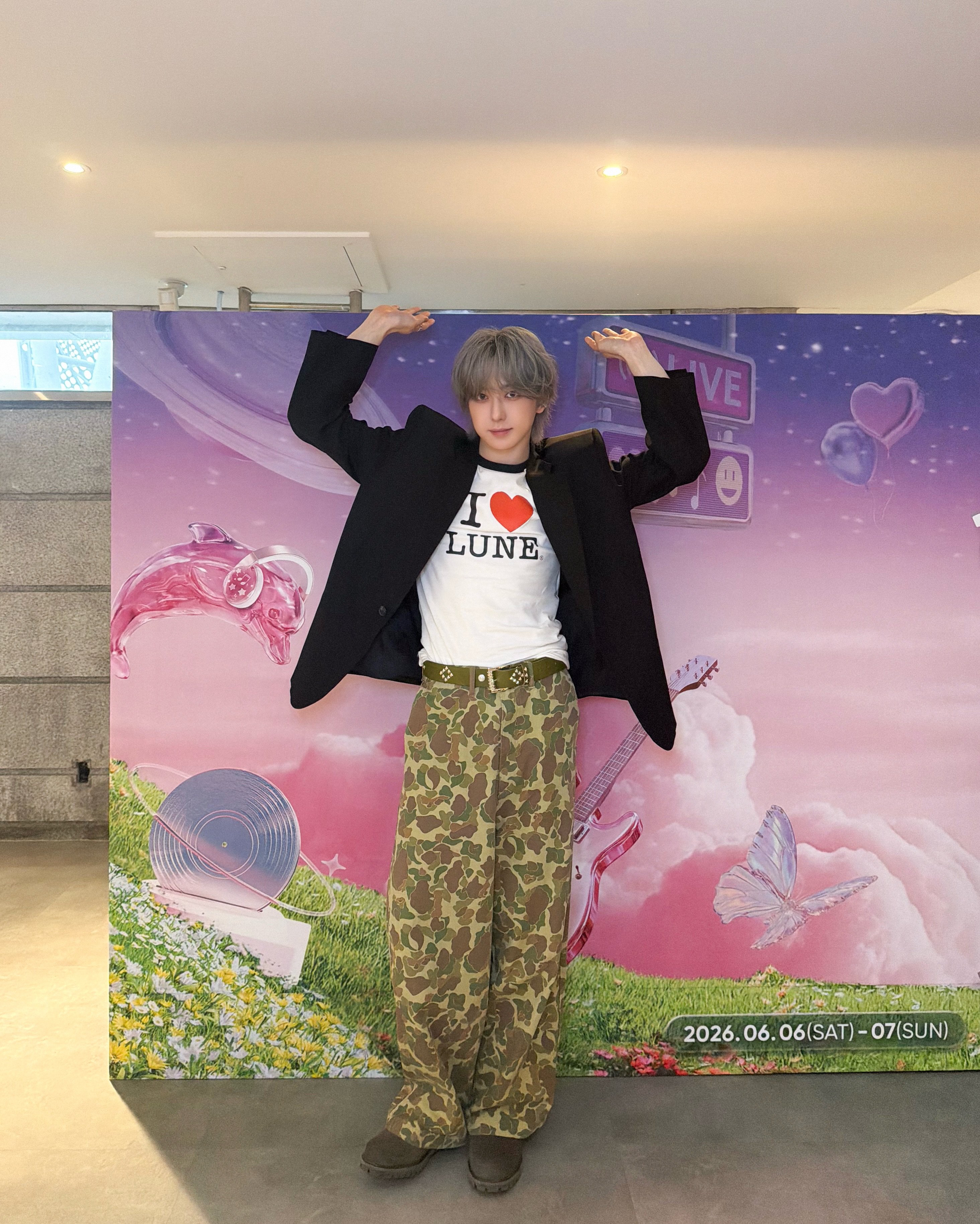 Recent activity shot of Fuma (&TEAM)