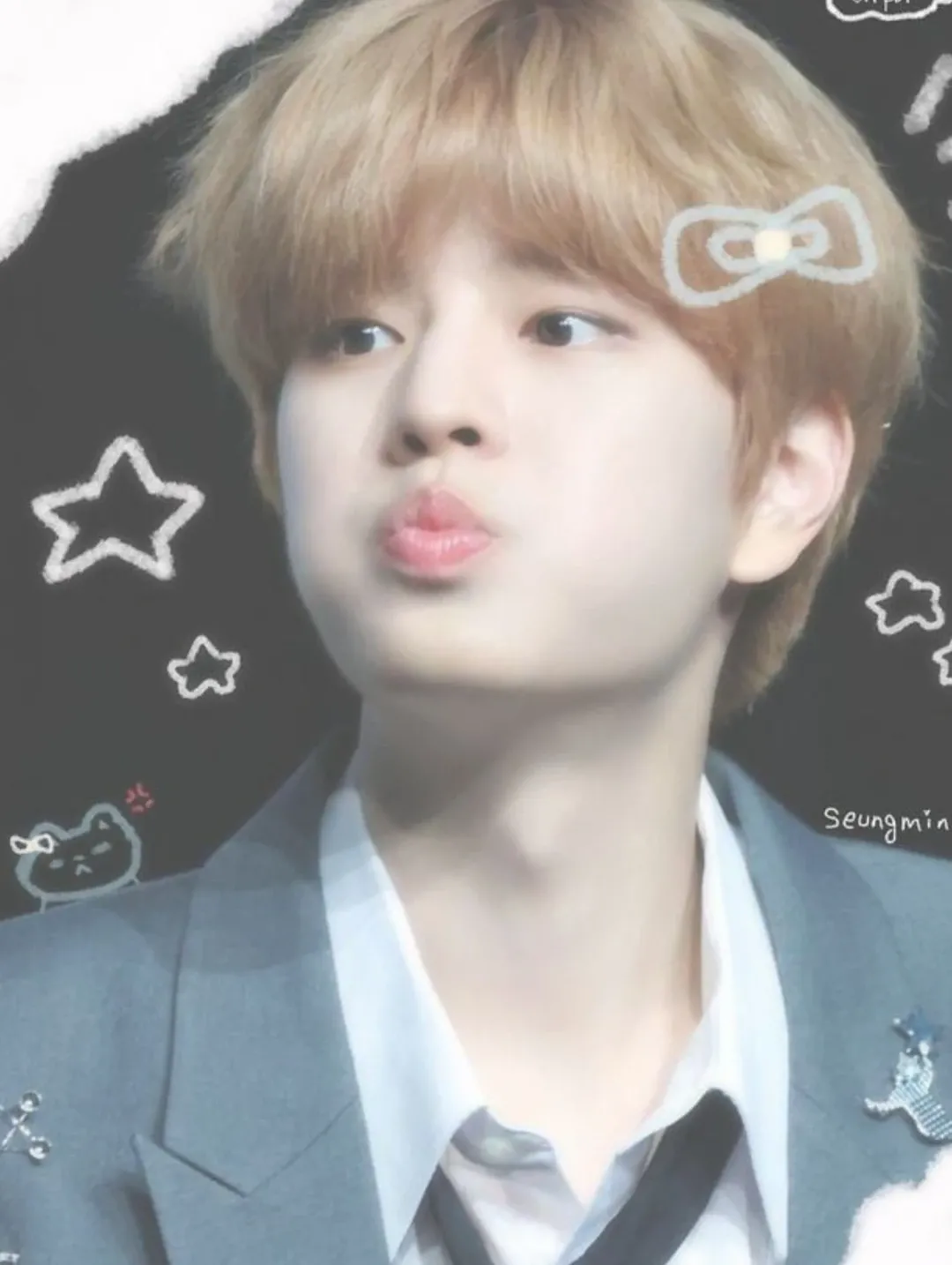 Behind-the-scenes cut of Seungmin (Stray Kids)