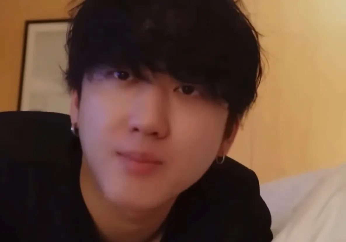 Recent activity shot of Changbin (Stray Kids)