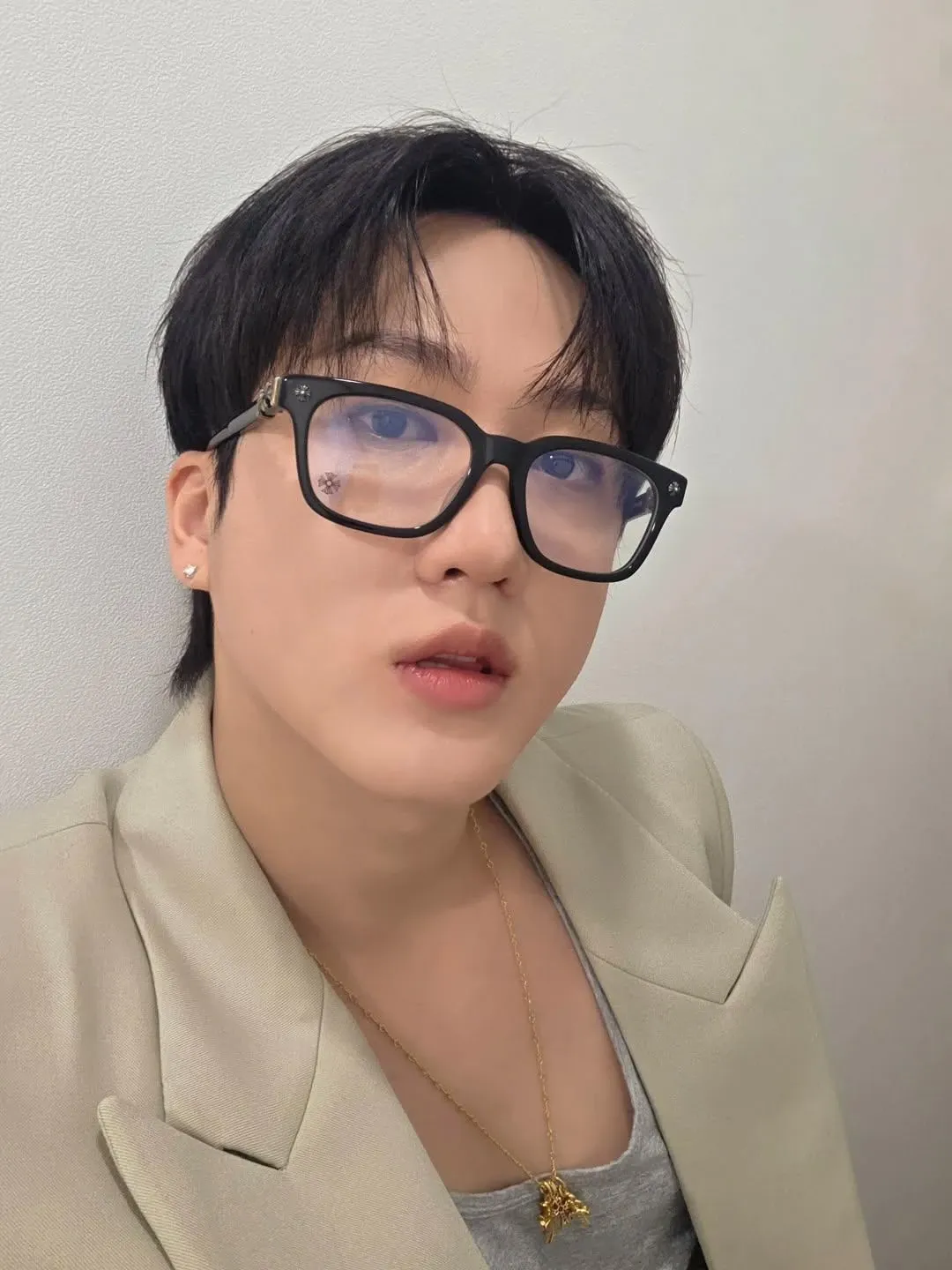 A moment captured by Changbin (Stray Kids)'s fan