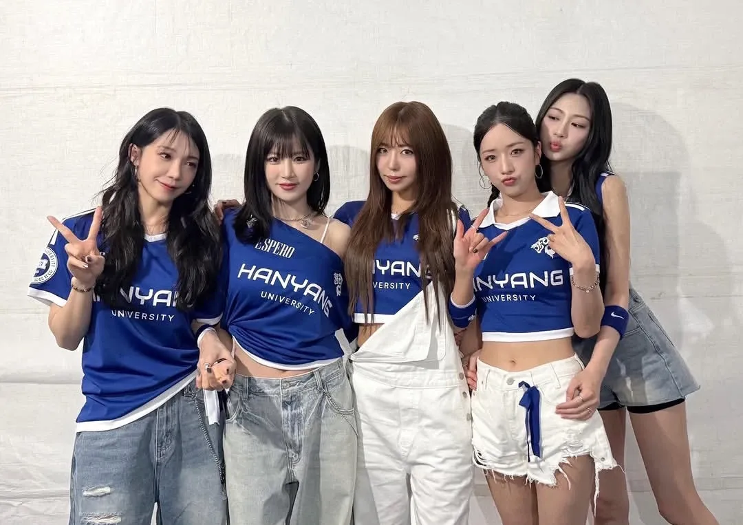 A moment captured by Apink's fan
