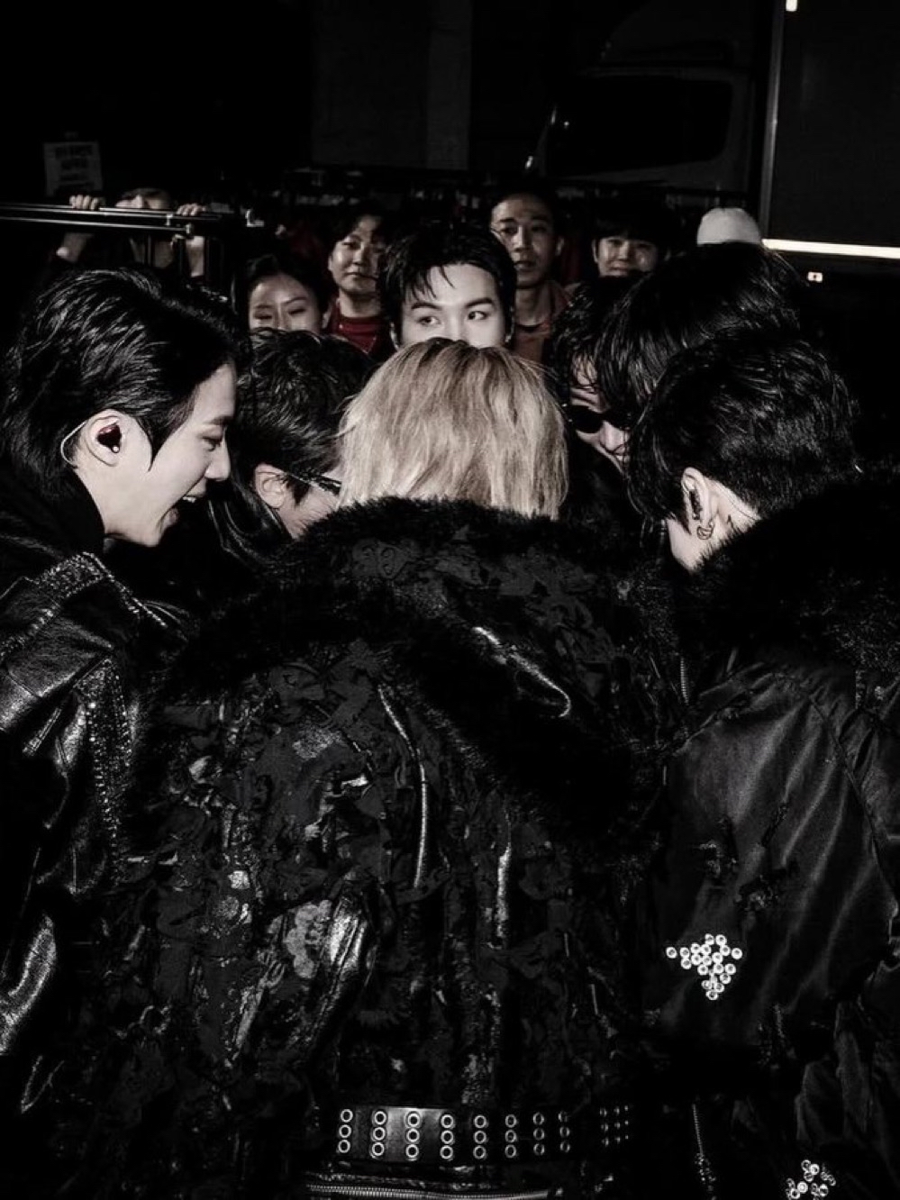 防彈少年團粉絲拍下的瞬間