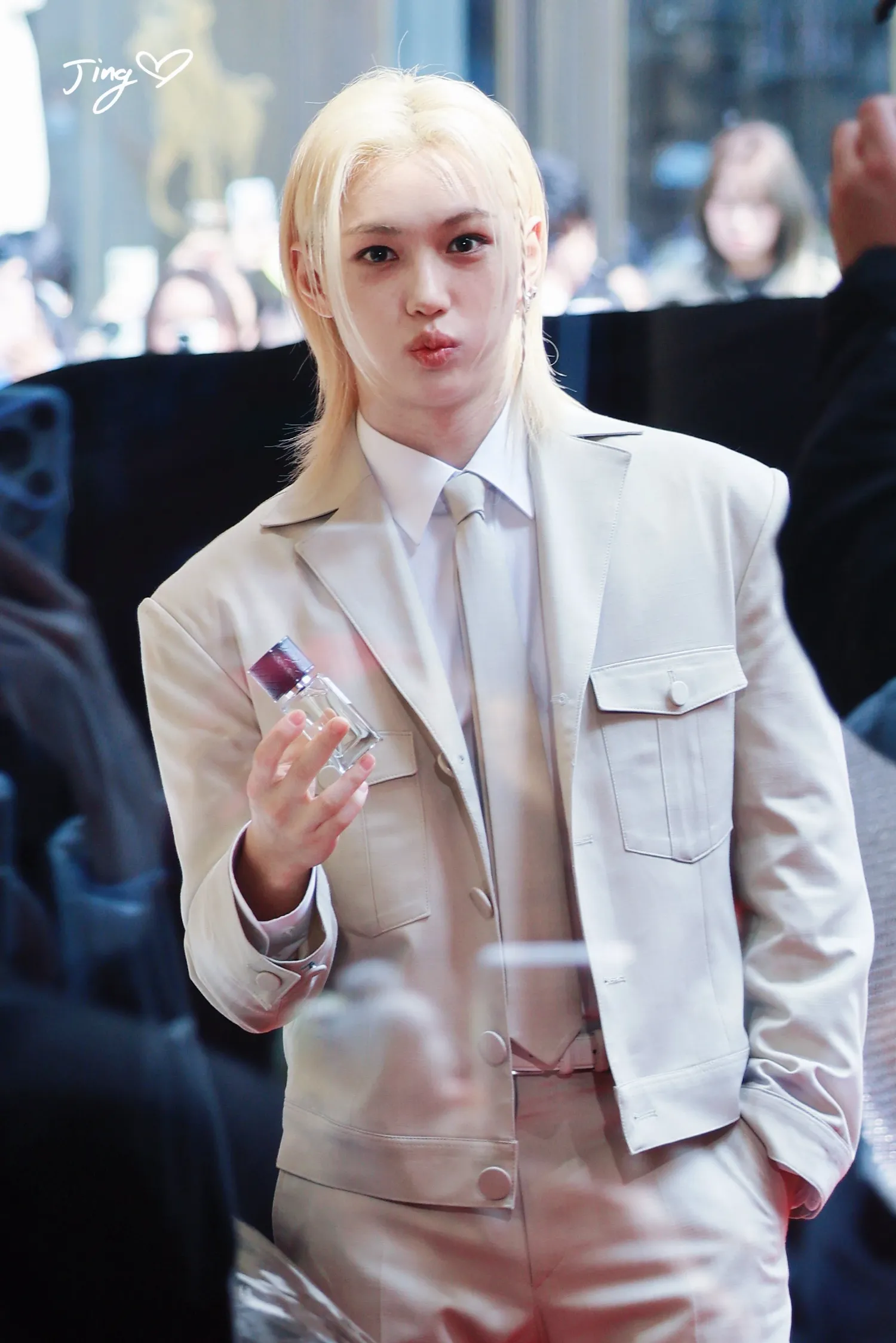 Recent activity shot of Felix (Stray Kids)