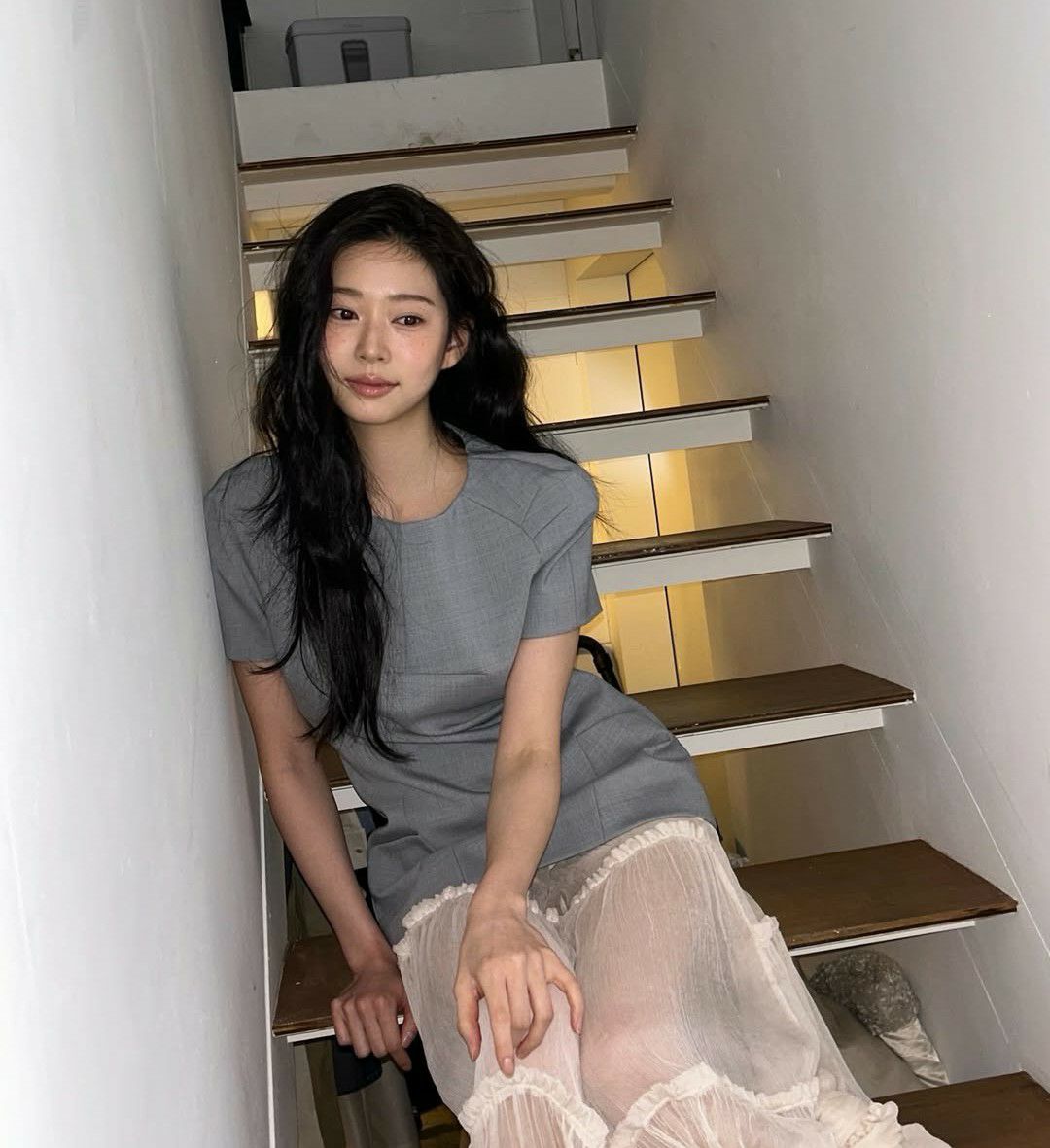 A moment captured by Kim Minju's fan