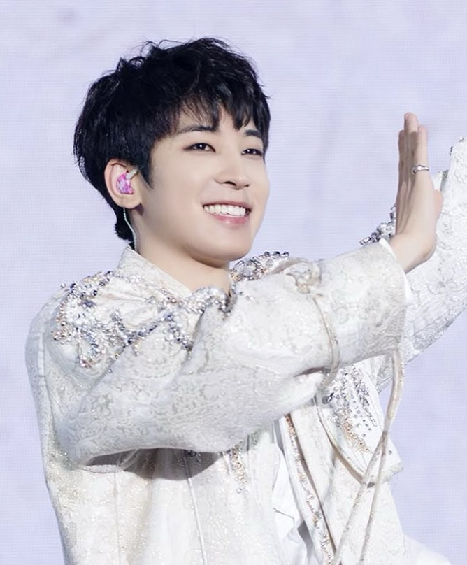 A moment captured by Wonwoo (SEVENTEEN)'s fan