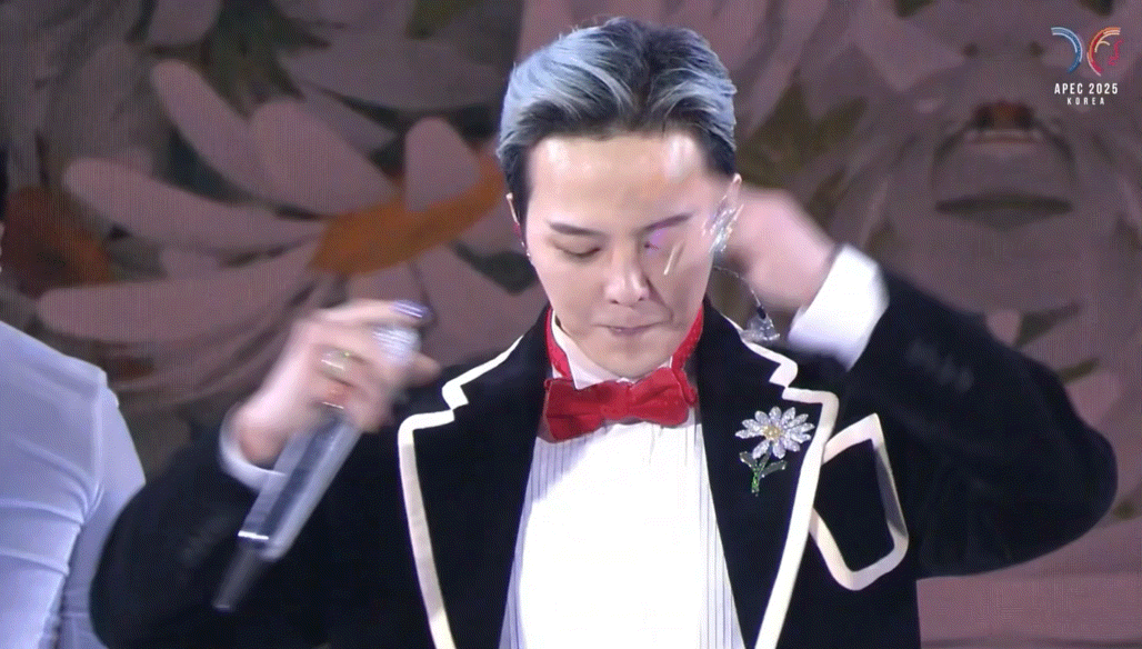 A moment captured by G-DRAGON (BIGBANG)'s fan