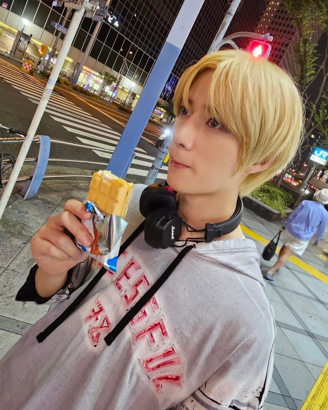 A moment captured by Beomgyu (TOMORROW X TOGETHER)'s fan