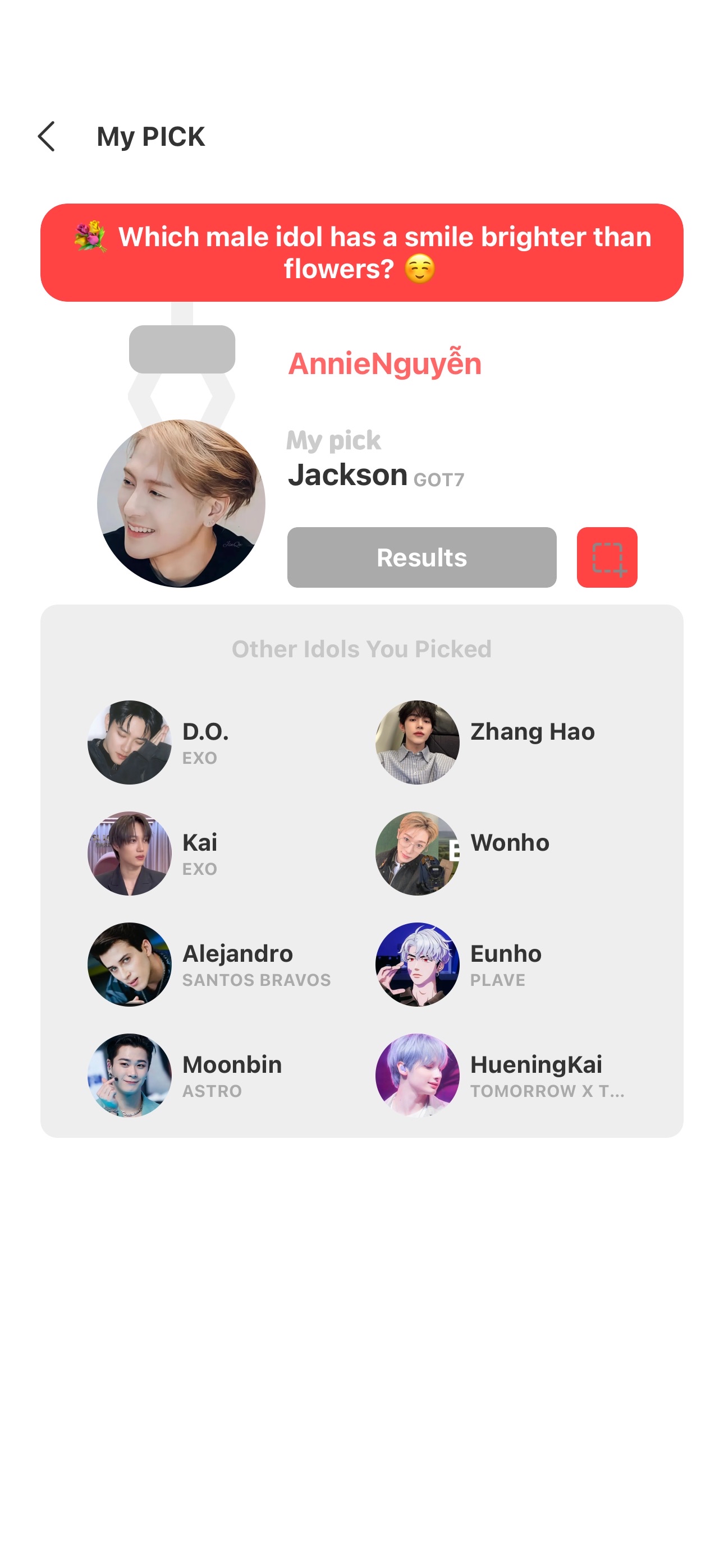 A heartfelt wallpaper shared by Jackson (GOT7)'s fans