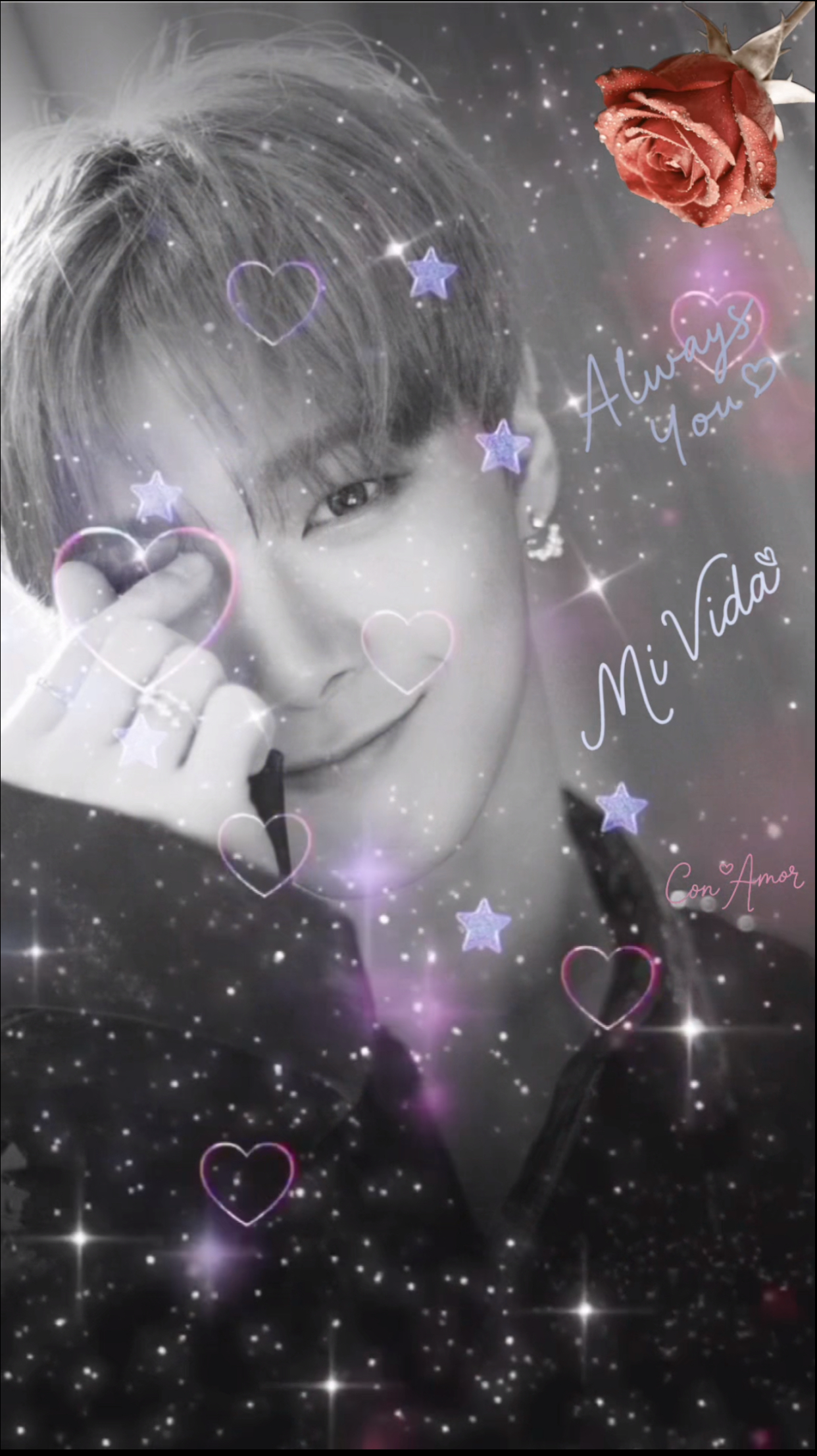 Recent activity shot of Moonbin (ASTRO)