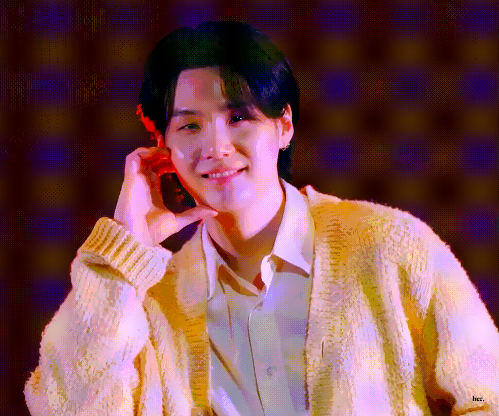 SUGA (BTS)の舞台裏ショット