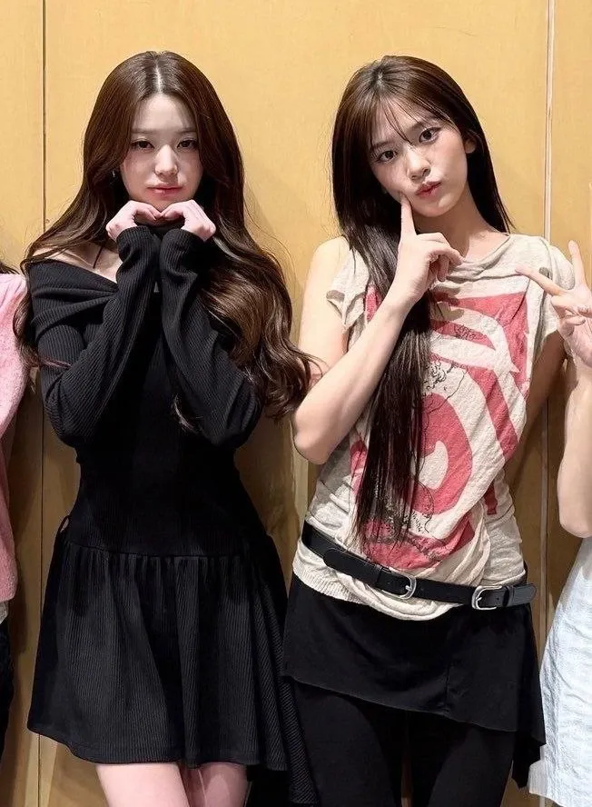 アン・ユジン (IVE)の舞台裏ショット