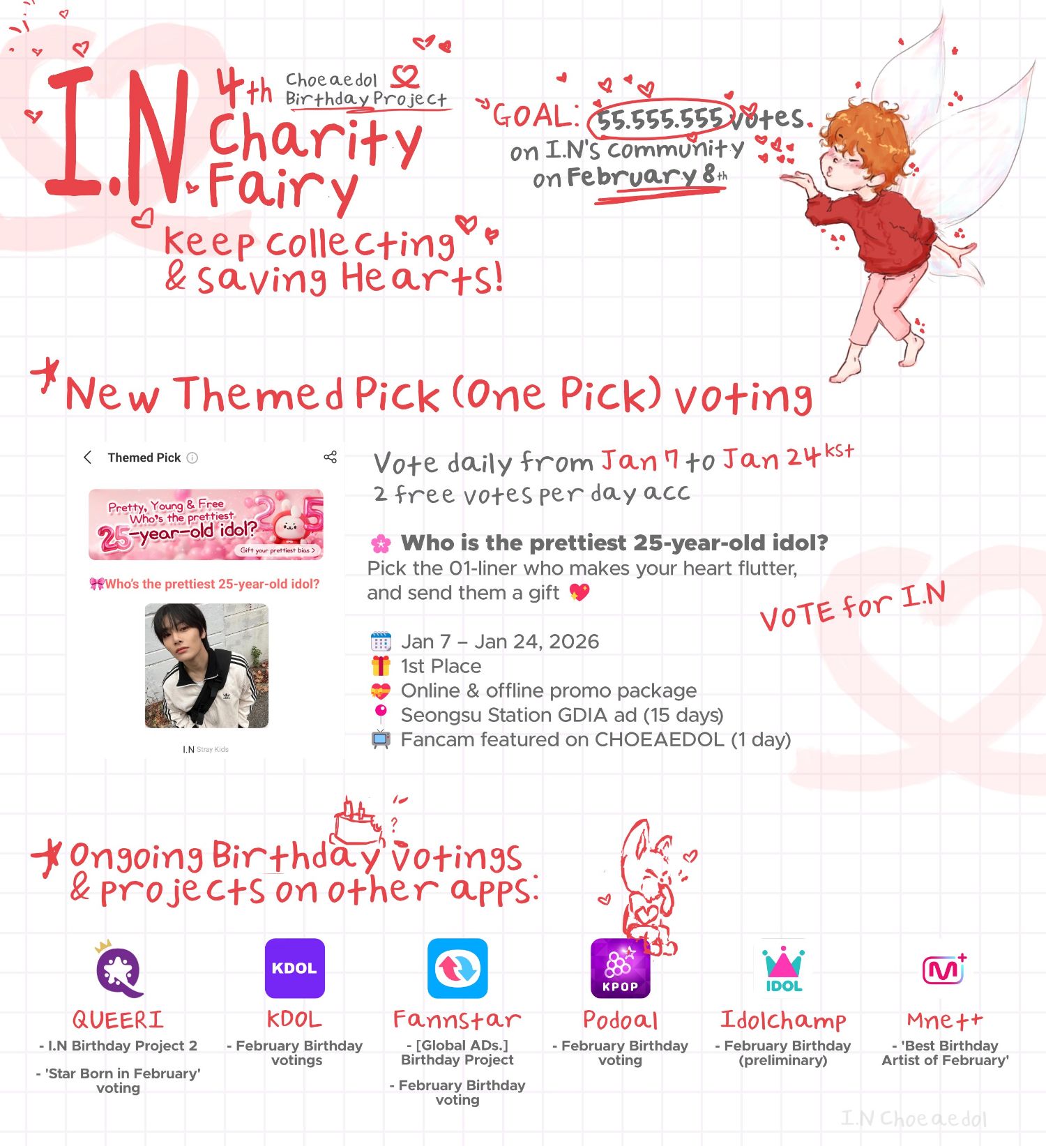 A moment captured by I.N (Stray Kids)'s fan