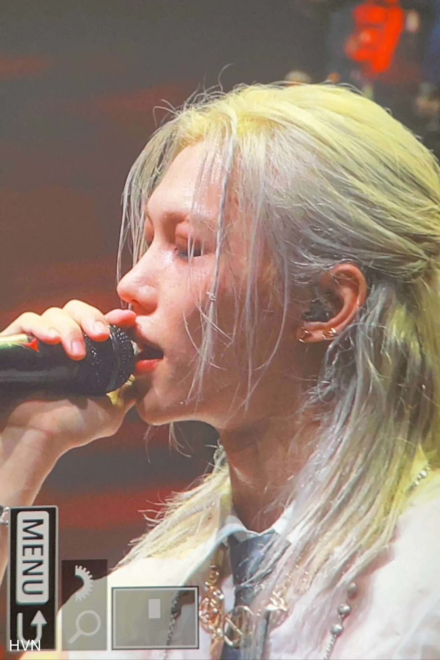 A moment captured by Felix (Stray Kids)'s fan