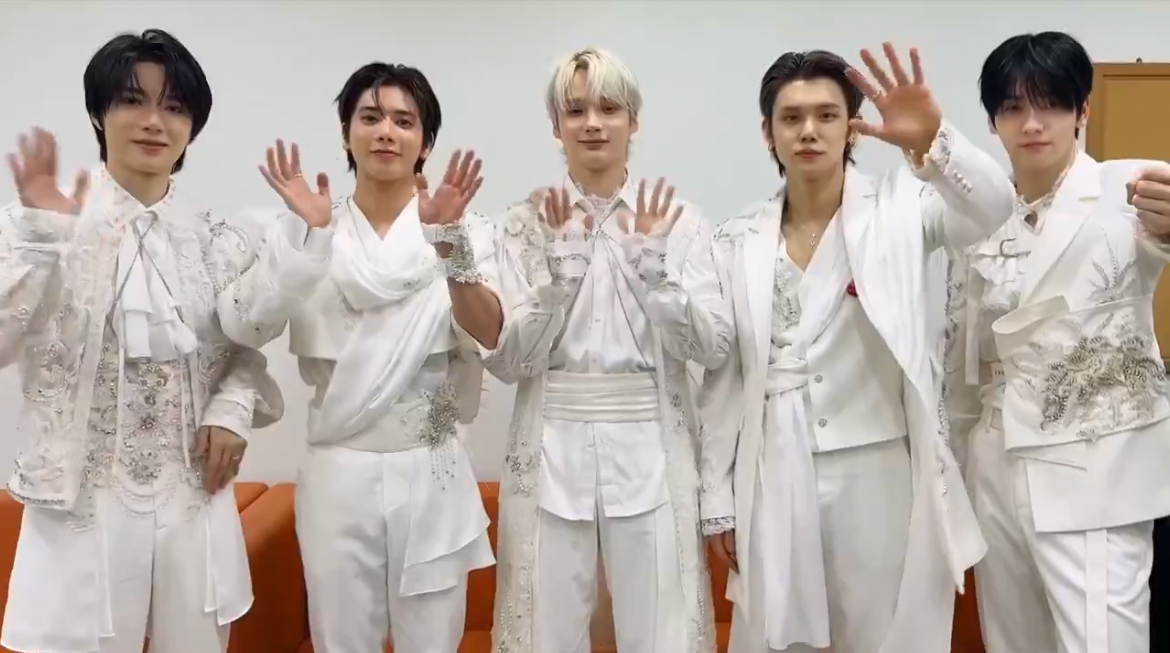 Recent activity shot of TOMORROW X TOGETHER