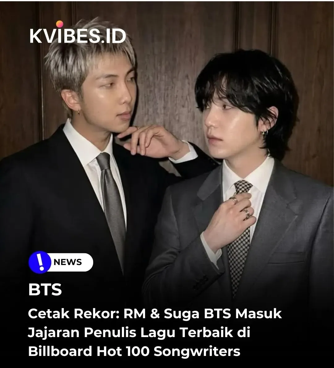 Foto aktivitas terbaru SUGA (BTS)