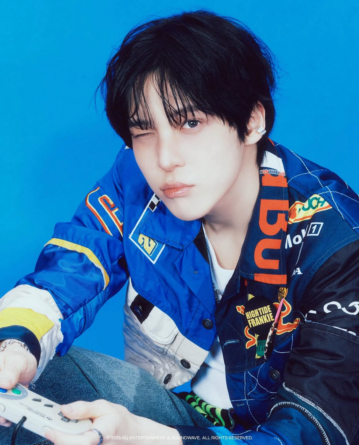 Behind-the-scenes cut of Yunho (ATEEZ)