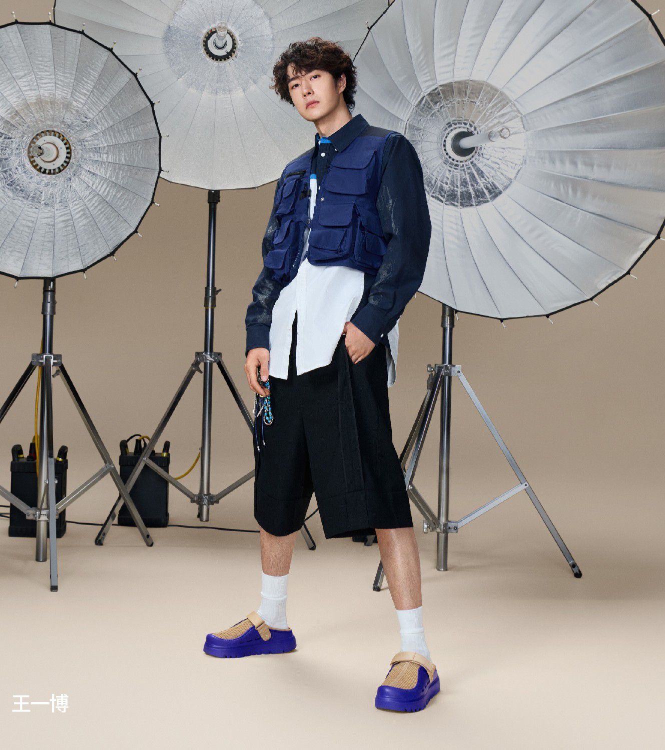 A moment captured by Wang Yibo's fan