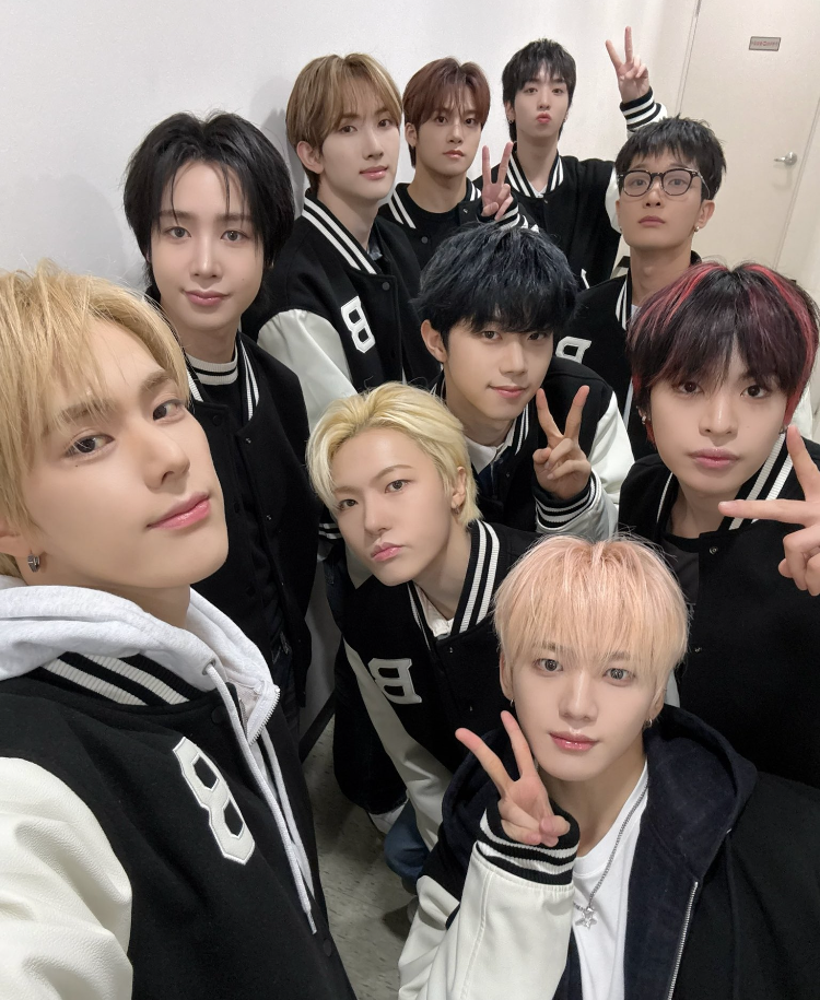 A moment captured by Xikers's fan