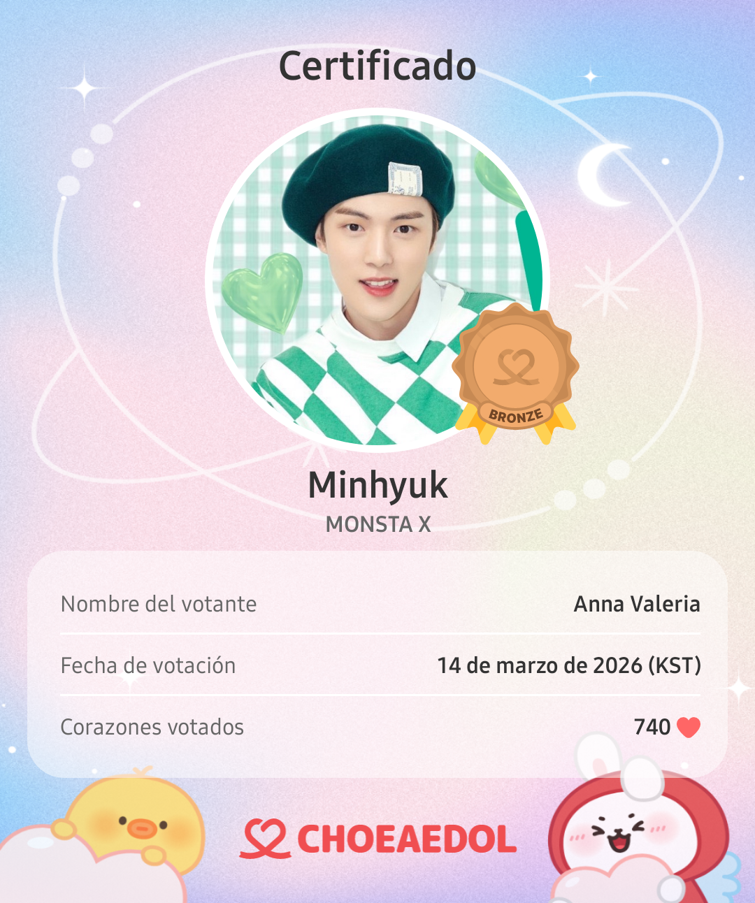 Latest photo of Minhyuk (MONSTA X)