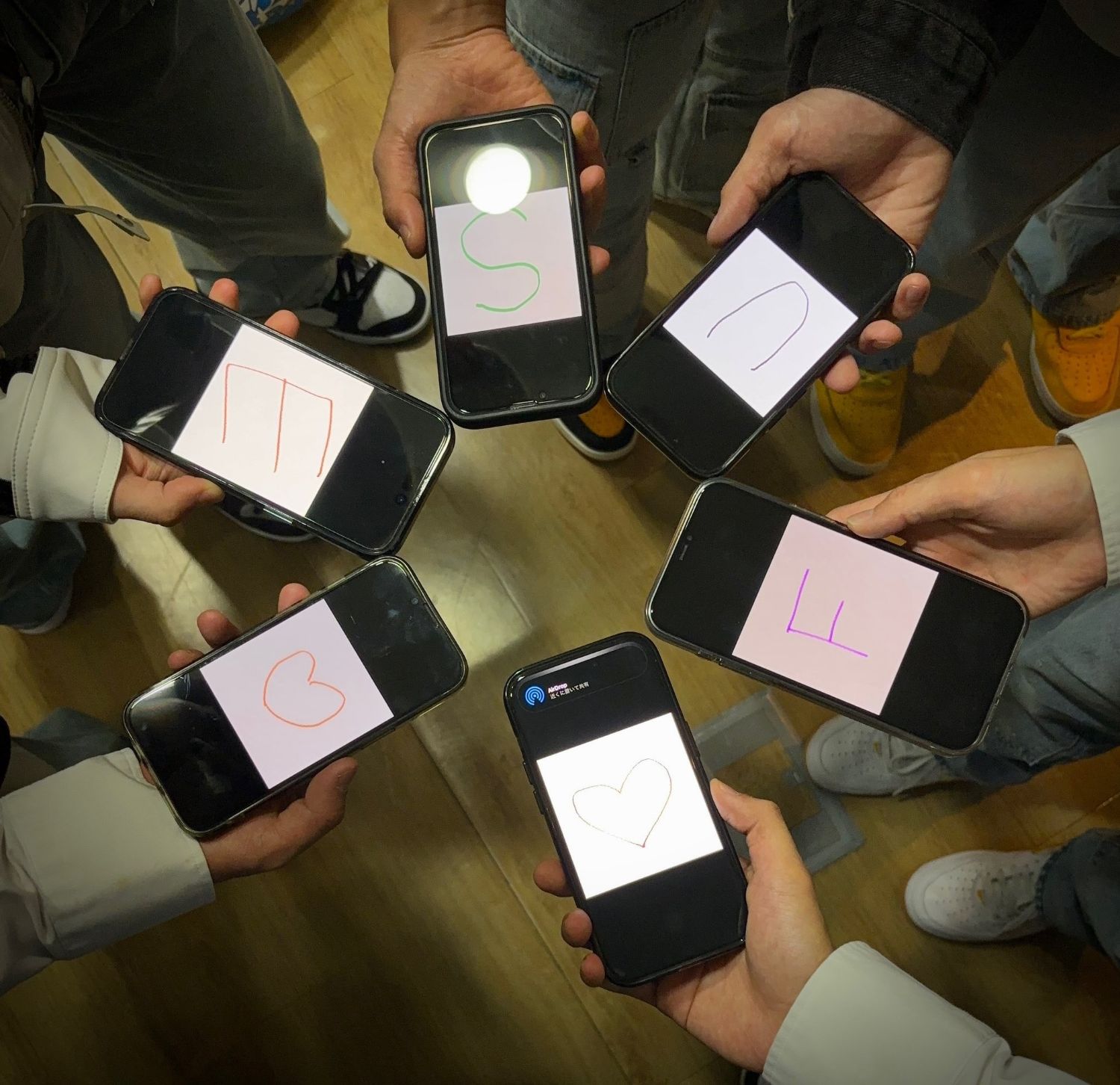 A moment captured by ONF's fan