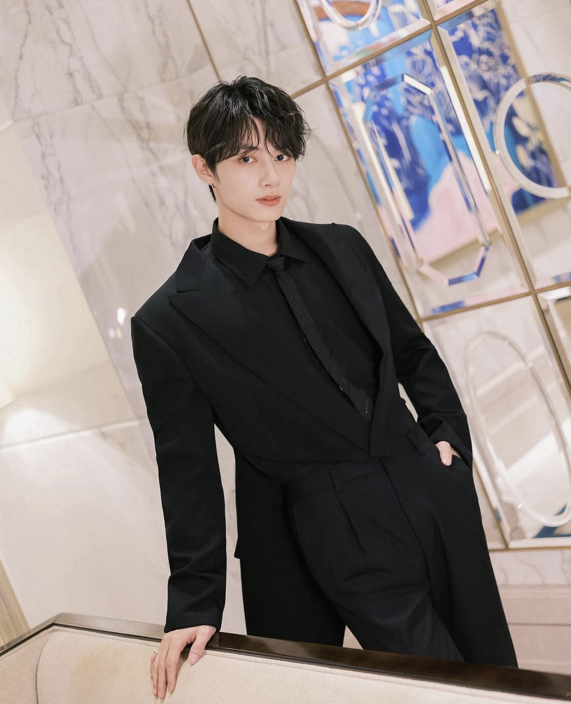 A moment captured by Jun (SEVENTEEN)'s fan