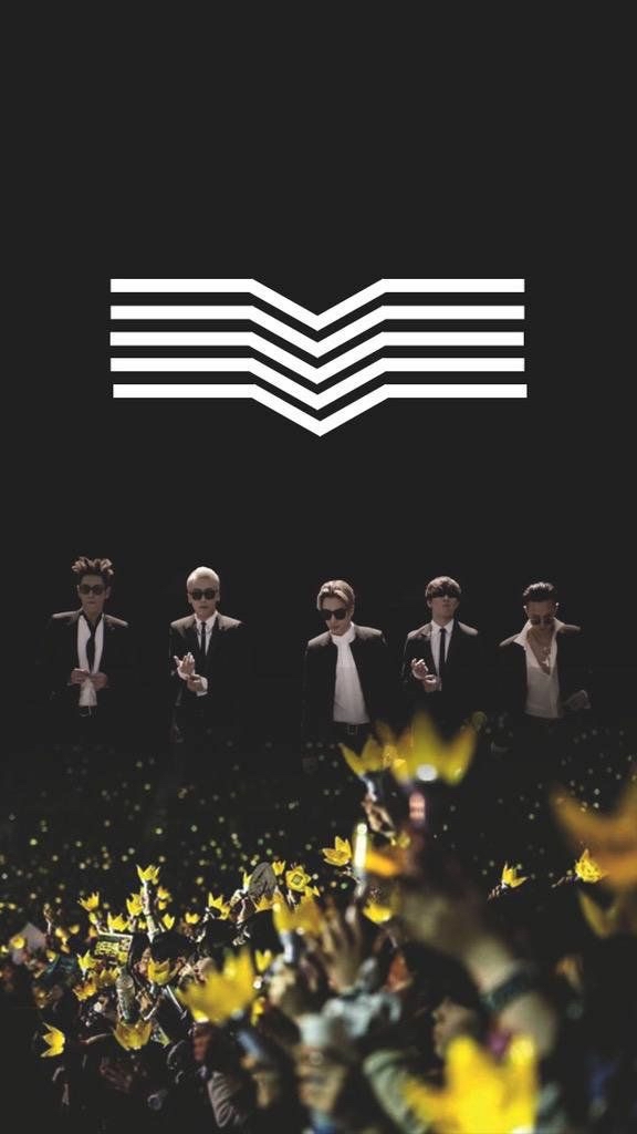 A heartfelt wallpaper shared by BIGBANG's fans