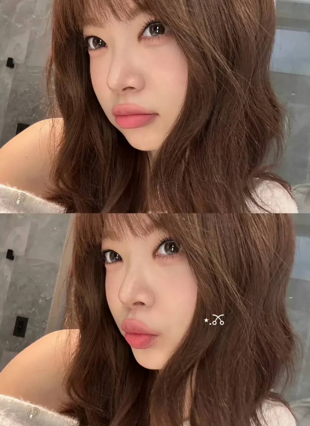 Behind-the-scenes cut of Hong Eunchae (LE SSERAFIM)