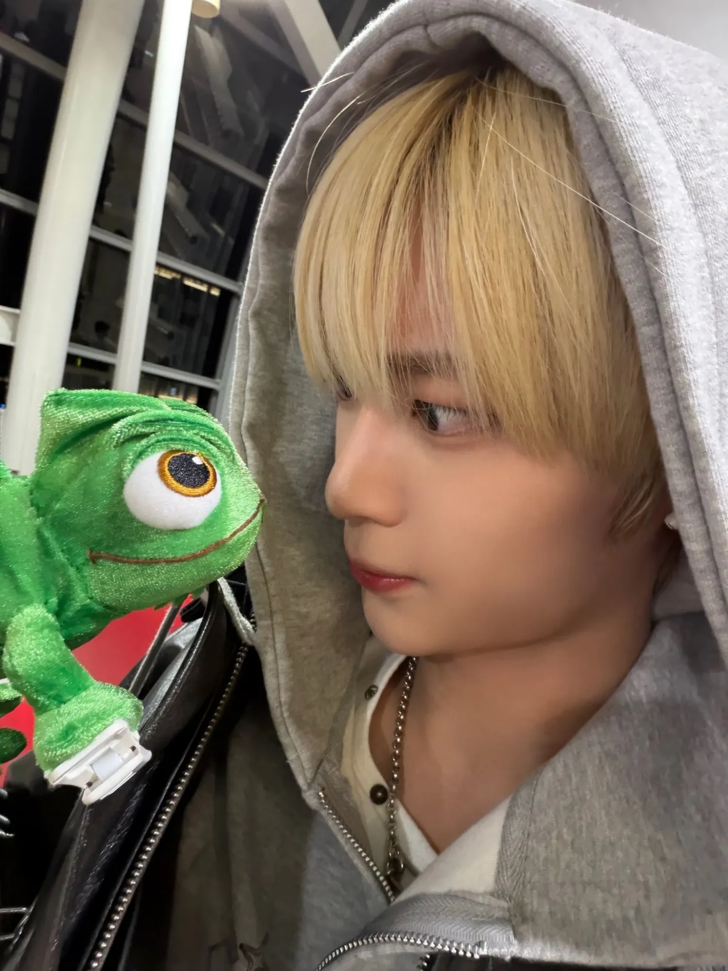 A moment captured by Siyun (NOWZ)'s fan