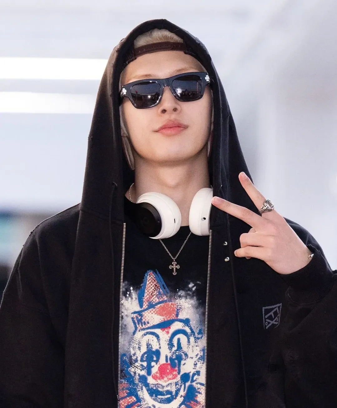 A moment captured by Mingi (ATEEZ)'s fan