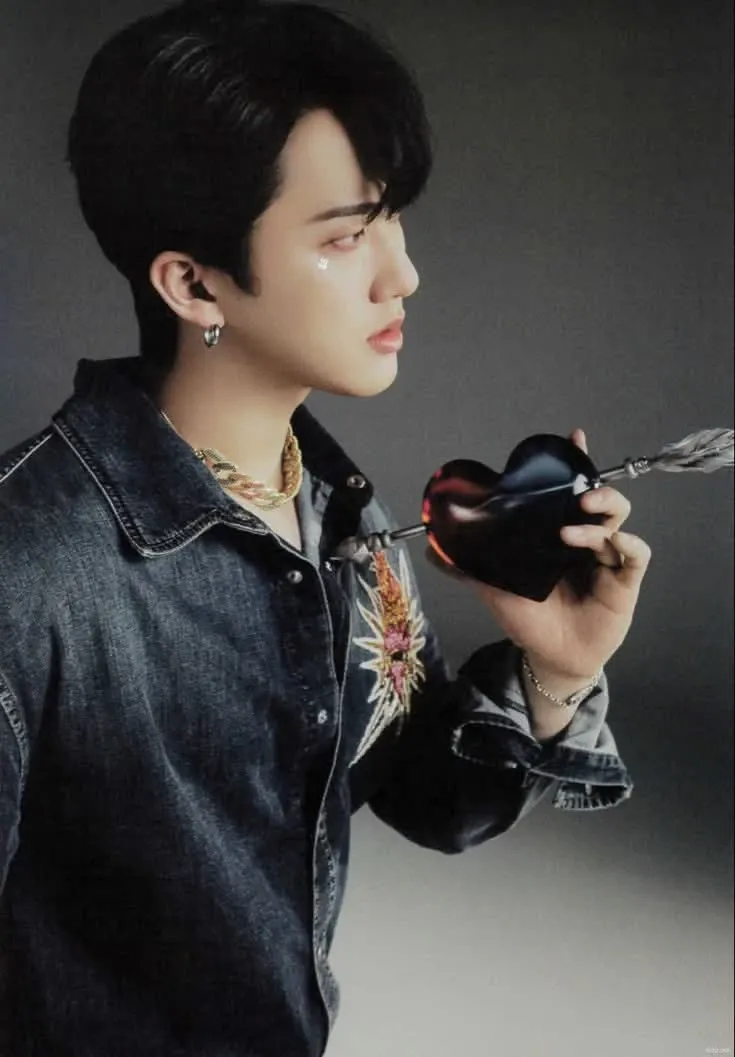 Recent activity shot of Changbin (Stray Kids)