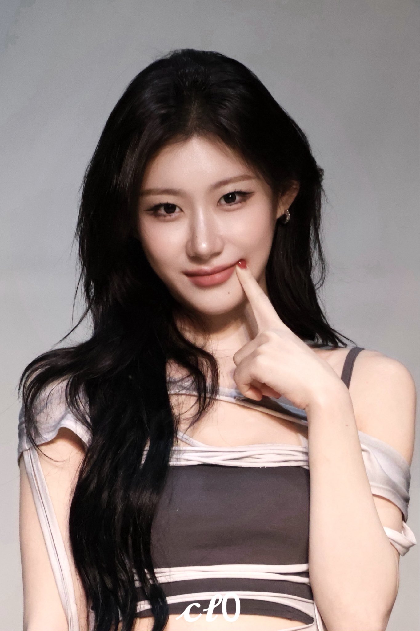 A moment captured by Chaeryeong (ITZY)'s fan