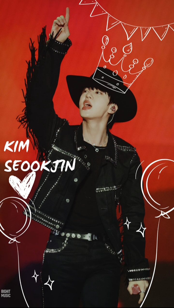 Recent activity shot of Jin (BTS)