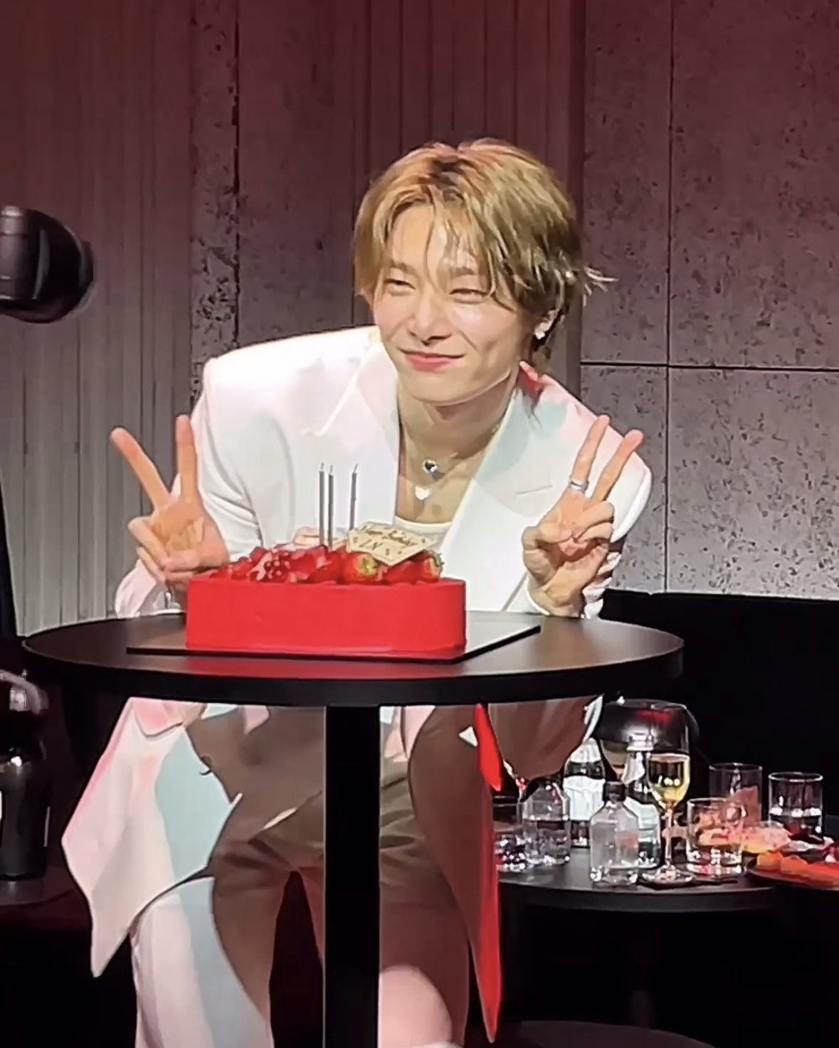 A moment captured by I.N (Stray Kids)'s fan