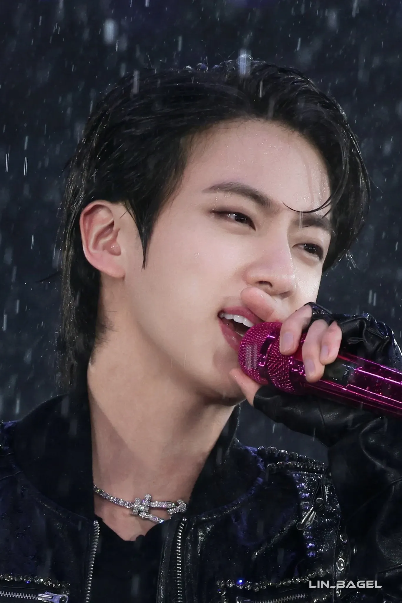 A moment captured by Jin (BTS)'s fan