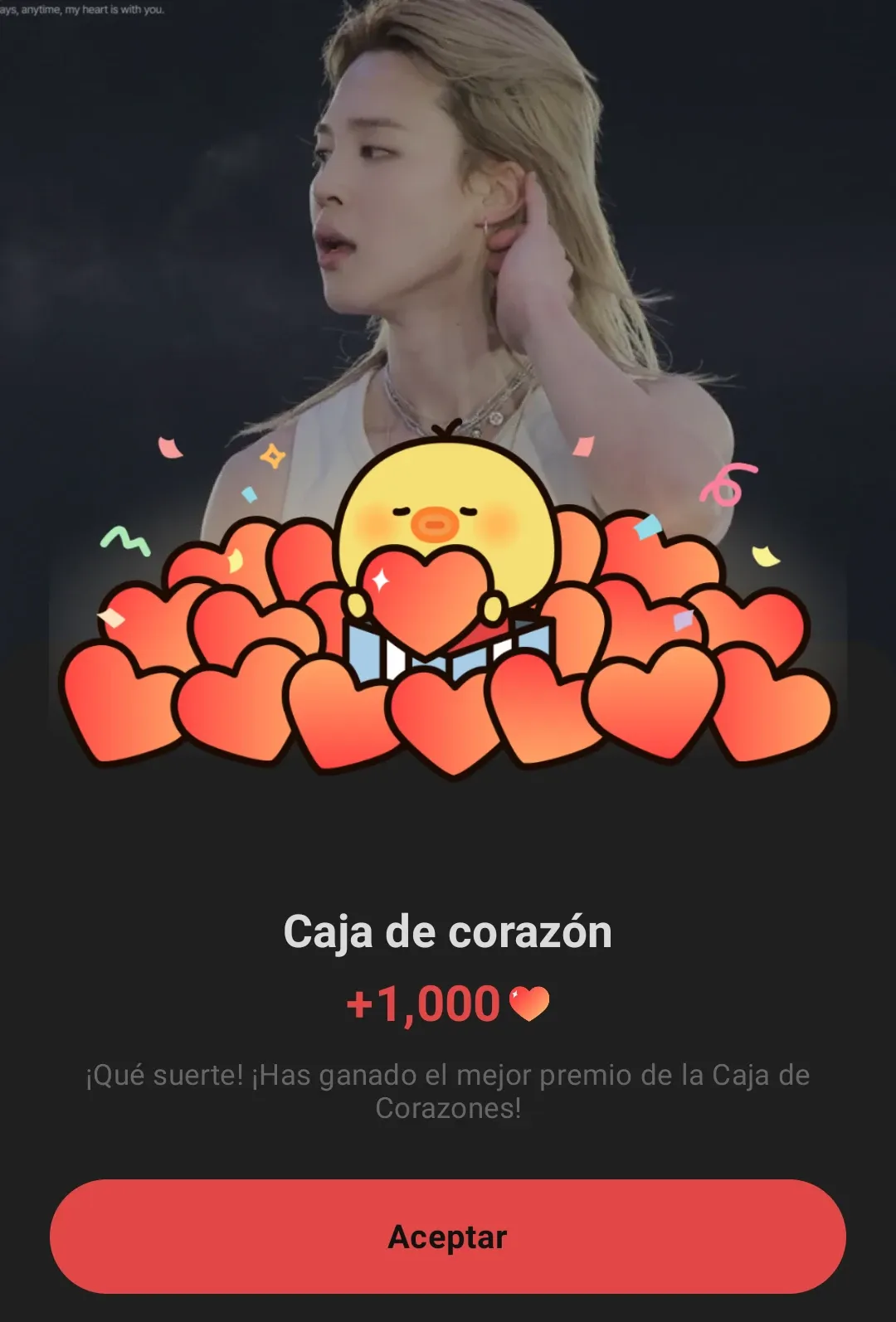 Latest photo of Jimin (BTS)