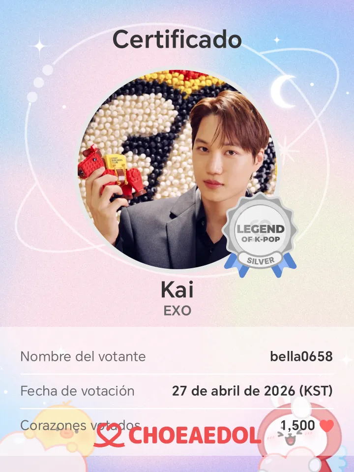 A moment captured by Kai (EXO)'s fan